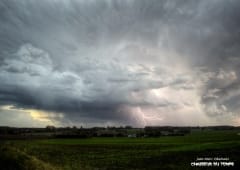 Front froid convectif très venteux et traîne active dans le nord de la France le 21 octobre 2014