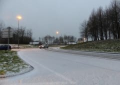 Traîne active avec chutes de grêle le 14 janvier sur le nord du pays