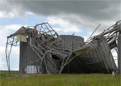 Microrafale avec multiples burst swaths à Levroux (Indre) le 21 mai 2014