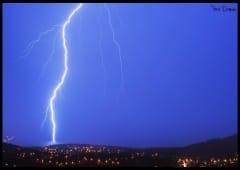 Orages localement forts avec grêle, éboulements et crue éclair le 10 juin