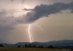 Orages localement forts dans le sud-est le 15 septembre