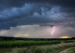 Orages localement forts dans l'est le 22 mai 2014