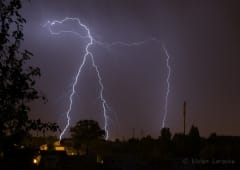 Orages localement forts dans l'ouest le 6 juin 2014