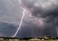 Orages parfois forts dans le sud et puissante rafale descendante en Haute-Garonne le 8 juin