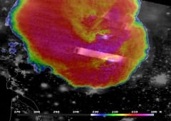 Les violents orages des 8 et 9 juin vus des satellites