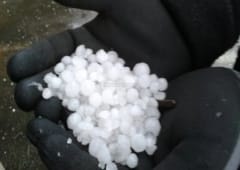 Orages de grêle dans le nord-ouest le 16 janvier