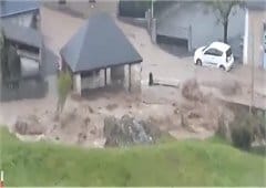 Orage très localisé mais très pluvieux près des Pyrénées le 23 mai