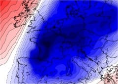 Changement de temps et orages de masse d’air froid ce week-end