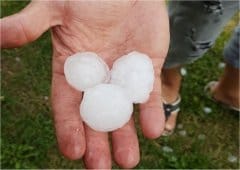 Supercellules grêligènes sur Rhône-Alpes le 30 juillet