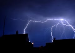 Orages localement forts dans la nuit du 12 au 13 août