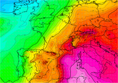 Coup de sirocco bref mais intense en Corse, orages des Pyrénées aux régions de l'est le 14 juin