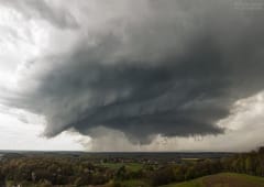 Orages localement forts entre Midi-Pyrénées et Franche-Comté le 16 avril