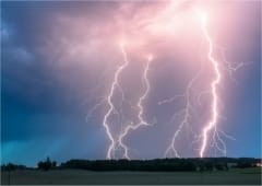 Orages et fortes pluies de l'Aquitaine au nord de la France le 21 mai