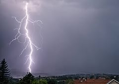 Forte dégradation orageuse le 22 juillet, avec pluies intenses et chutes de grêle