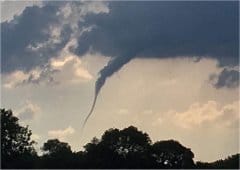 Forts orages de grêle du centre-est au nord, tubas très développés dans le nord le 27 mai