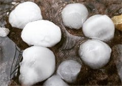 Journée bien orageuse au passage et à l'arrière d'un front froid le 4 avril