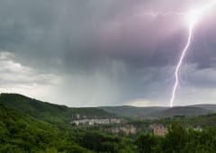 Un 8 mai orageux du sud-ouest au Massif-Central