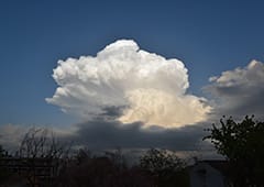 Front froid orageux entre le Sud-Ouest et le sud de l’Auvergne-Rhône-Alpes le 23 avril