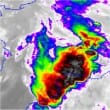 Orages de grêle et ligne de grain (LEWP) très pluvieuse les 3 et 4 octobre