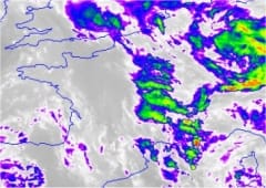 Orages, fortes pluies et grêle entre Var et Cévennes les 18 et 19 janvier