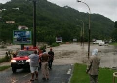 Fortes pluies et orages au passage d'une onde tropicale en Martinique le 6 novembre