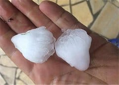 Orages localement forts avec grêle dans le sud-ouest le 31 mars