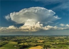 Supercellules en Normandie, orages forts dans le sud-ouest le 18 juin et nuit suivante