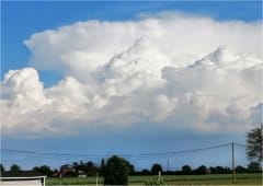 Orages de marais barométrique le 25 avril sur le sud de la France