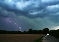 Quelques orages modérés dans l'est et le sud-ouest le 23 avril