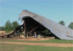 Bilan des fortes rafales observées sous orages le 13 août sur le nord du pays