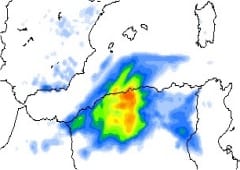 Risque de très fortes pluies sur le nord du Maghreb la nuit prochaine