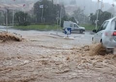 Fortes pluies et orages autour de la Méditerranée le 10 octobre 2018