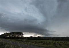 Orages parfois forts au coeur d'une goutte froide sur le centre du pays le 1er juin