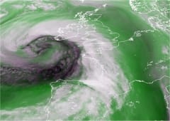 Orages venteux le 5 février, le régime d'ouest instable se poursuit les 7 prochains jours