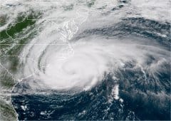 L'ouragan Florence touche terre près de Wilmington en Caroline du Nord le 14 septembre