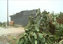 Phénomène venteux violent sous orage la nuit dernière en Corse