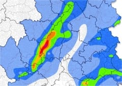 Orages parfois violents les 12 et 13 octobre