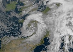 Amélie, première tempête de la saison, produit orages et vents violents le 3 novembre