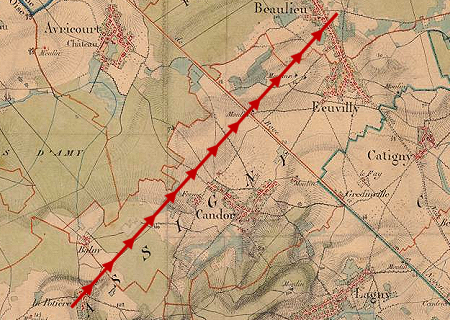 Tornade EF2 à Beaulieu-les-Fontaines (Oise) le 23 septembre 1846