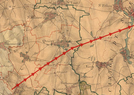 Tornade EF2 à Beauvois-en-Cambrésis (Nord) le 13 avril 1846