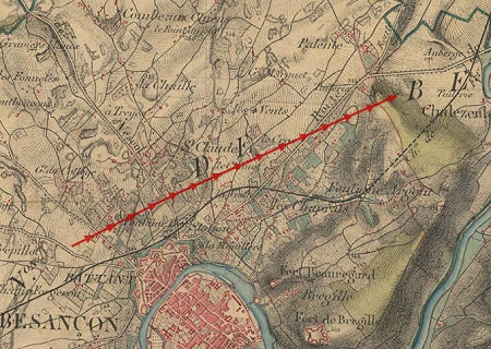 Tornade EF1 à Besançon (Doubs) le 23 mai 1800