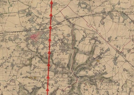 Tornade EF3 à Betteville (Seine-Maritime) le 25 juin 1830