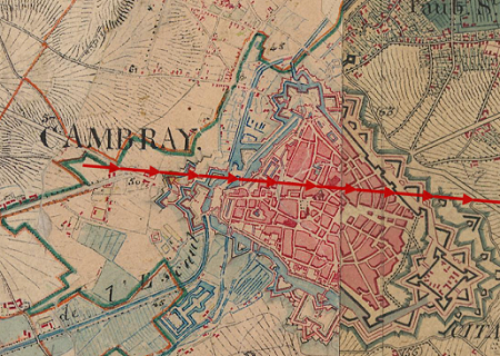 Tornade EF1 à Cambrai (Nord) le 25 novembre 1880