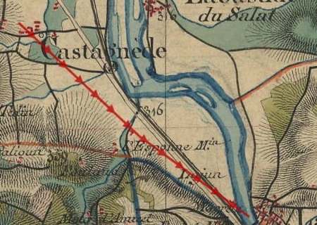 Tornade EF1 à Castagnède (Haute-Garonne) le 27 mai 1841