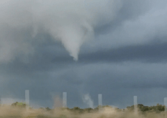 Tornade près de Castries (Hérault) le 6 avril 2019