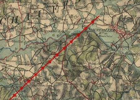 Tornade EF4 à Chauffailles (Saône-et-Loire) le 22 juin 1842