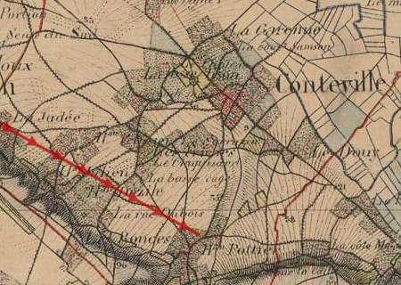 Tornade EF2 à Conteville (Eure) le 21 mars 1828