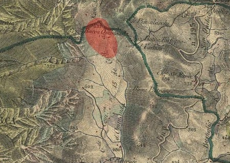 Tornade EF0 à Corte (Haute-Corse) le 9 juillet 1833