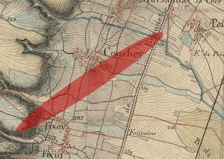 Tornade EF0 à Couchey (Côte-d'Or) le 25 juillet 1845