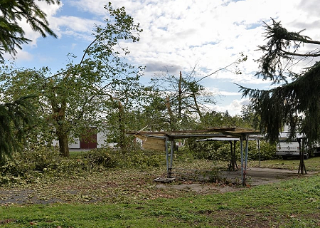 Tornade EF1 à Courtenay (Loiret) le 16 septembre 2015